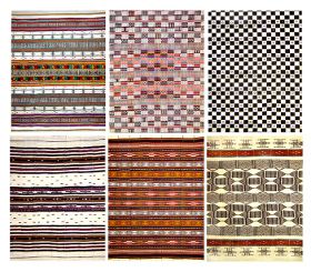 6 woven blankets
